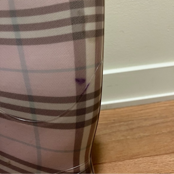 Burberry Nova Check Pink and Tan Plaid Rubber
Rain Boots Size EU 40 (US 10) - Picture 6 of 10